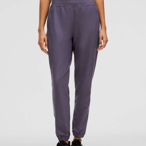 Lululemon Adapted State High-Rise Fleece Jogger *Full Length Nightfall Size 6 - Picture 1 of 6